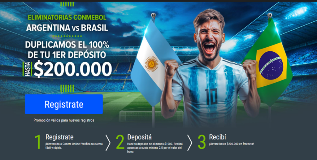 codere apuestas argentina brasil
