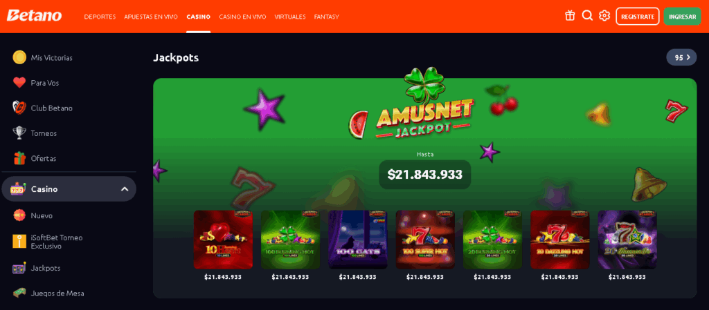 betano jackpots
